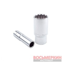 Головка торцевая длинная 1/2 12мм 12-гранная BAEF1612 TOPTUL