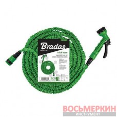 Растягивающийся шланг набор TRICK HOSE 7-22 м зеленый пакет WTH0722GR-T-L Bradas