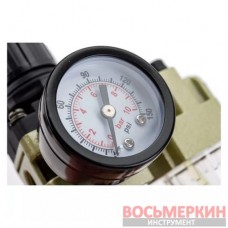 Блок подготовки воздуха мини для пневмосистемы фильтр-регулятор и лубрикатор 1/4 F-AC2010-02 Forsage