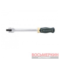 Вороток шарнирный с противоскользящей пластиковой рукояткой 510 мм 1/2 RF-8014510 Rock Force