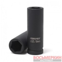 Головка ударная глубокая 12 мм 1/2 6 гранная F-4458512 Forsage