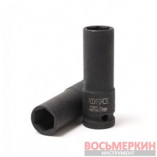 Головка ударная тонкостенная 17 мм 6 гранная длина 80 мм 1/2 сталь повышенной прочности 440SCM RF-4458517TH44 Rock Force