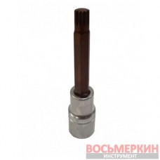Головка-бита SPLINE 12-лучевая Premium M8 1/2 длина 100 мм RF-34810008 Premium Rock Force