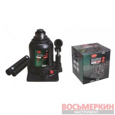 Домкрат бутылочный двухштоковый с клапаном 2т RF-TF0202 Rock Force