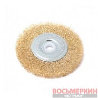 Кордщетка дисковая латунная для УШМ 150 мм в блистере RF-BWF006 Rock Force