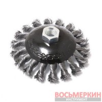 Кордщетка дисковая получаша стальная витая для УШМ 115 мм в блистере RF-BWD145 Rock Force