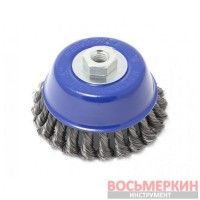 Кордщетка чашеобразная стальная витая для УШМ 100 мм F-BWC104 Forsage
