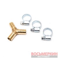 Разветвитель елочка Y-образный 10 мм хомуты для крепежа в блистере RF-E102-5/3 RockForce