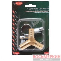 Разветвитель елочка Y-образный 10 мм хомуты для крепежа в блистере RF-E102-5/3 RockForce
