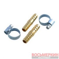 Соединитель елочка 10 мм x 6 мм комплект 2 штуки хомуты для крепежа в блистере RF-HRC06/04 RockForce