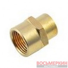 Соединитель резьбовой внутренняя резьба 1/2 x 1/4 в блистере RF-FF04/04 Rock Force