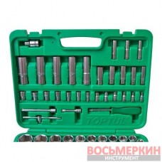 Набор инструмента 1/4 1/2 108ед. (6-гр.) new box GCAI108R TOPTUL