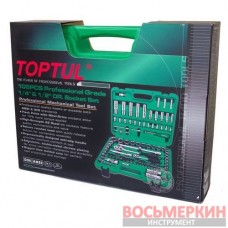 Набор инструмента 1/4 1/2 108ед. (6-гр.) new box GCAI108R TOPTUL