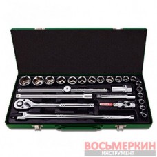 Набор инструмента дюймового 1/2 25ед. GCAD2513 TOPTUL