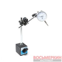Индикатор часового типа с магнитной стойкой 0-10 мм погрешность 0,01 мм в кейсе PA-01729 Partner