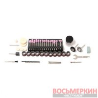 Набор аксессуаров для мини-дрелей 80 предметов в пластиковом кейсе RF-GSK080 Rock Force