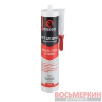 Клей монтажный для зеркал и стекол прозрачный 300 мл 320 г FS-3150 Intertool