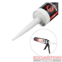 Клей монтажный для зеркал и стекол прозрачный 300 мл 320 г FS-3150 Intertool