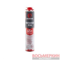 Пена монтажная профессиональная всесезонная 750 мл 1000 г 65 л под пистолет FS-1010 Intertool