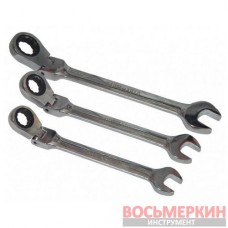 Ключ комбинированный трещоточный c шарниром 15 мм BM-600715F BaumAuto