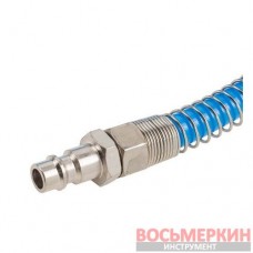 Шланг витой полиуретановый 8мм х 12мм х 20м с быстроразъемами PA-1208-20M Partner