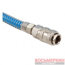 Шланг витой полиуретановый 8мм х 12мм х 20м с быстроразъемами PA-1208-20M Partner