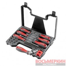 Набор отверток с комплектом насадок 51 единица VT-3352 Intertool