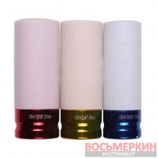 Набор головок 1/2 c пластмассовой вставкой 17, 19, 21 мм 3 предмета 11027 ShiningBerg