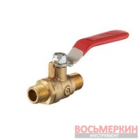 Кран шаровый воздушный латунь наружная резьба 1/4 -1/4 STORM PT-1882 Intertool