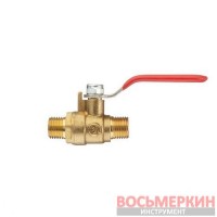 Кран шаровый воздушный латунь наружная резьба 1/4 -1/4 STORM PT-1882 Intertool