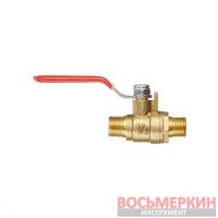 Кран шаровый воздушный латунь наружная резьба 1/4 -1/4 STORM PT-1882 Intertool