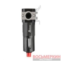 Фильтр для очистки воздуха 1/2 5мкм 1900 л/мин металл профессиональный PT-1415 Intertool