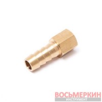Штуцер пневматический внутренняя резьба 1/8 елочка 8 мм FFH02/05 Partner