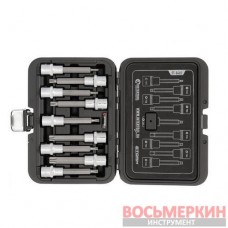 Набор бит TORX 1/2 T20-T60 100 мм S2 STORM ET-8401 Intertool