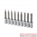 Набор бит TORX 1/2 T20-T60 100 мм S2 STORM ET-8401 Intertool