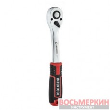 Набор головок 1/2 10-24 мм удлинитель рукоятка с храповым механизмом 72 зуба 12 единиц Cr-V STORM ET-8014 Intertool