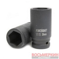 Головка ударная глубокая 3/4 34 мм 6 гранная FK-46510034 ForceKraft