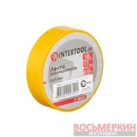 Лента изоляционная 0.15 мм х 17 мм х 10 м желтая IT-0032 Intertool