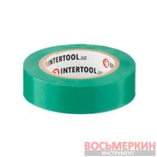 Лента изоляционная 0.15 мм х 17 мм х 10 м зеленая IT-0031 Intertool