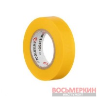 Лента изоляционная 0.15 мм х 17 мм х 15 м желтая IT-0042 Intertool
