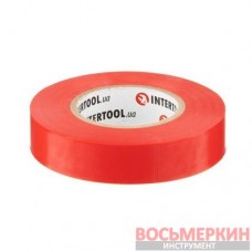 Лента изоляционная 0.15 мм х 17 мм 20 м красная IT-0050 Intertool