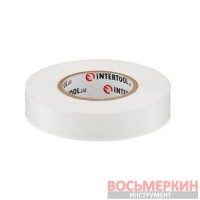 Лента изоляционная 0.15 мм х 17 мм х 25 м белая IT-0063 Intertool