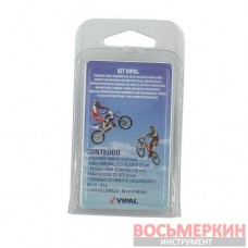 Аптечка для ремонта велокамер Vipal KIT латки 5 шт клей 3.5 гр шарошка