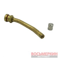 Вентиль бескамерный для грузовый автомобилей V3-20-11 с двумя изгибами посадка 9,7 мм 27° 42° длина 100 мм