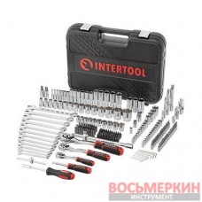 Набор инструментов 1/2 и 3/8 и 1/4 219 единиц Cr-V STORM ET-8219 Intertool