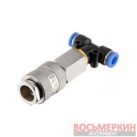 Тройник на шланг 6 мм к набору для продува кабины грузовых авто PT-1866 Intertool