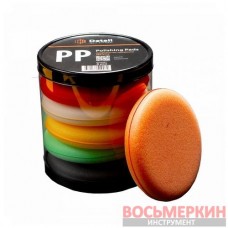 Комплект аппликаторов поролоновых круглых PP Polishing Pads 10,5 x 2 см 6 штук DT-0227 Grass