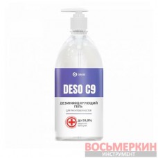 Дезинфицирующее средство на основе изопропилового спирта DESO C9 гель 1 л 550073 Grass