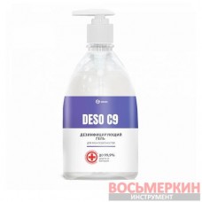 Дезинфицирующее средство на основе изопропилового спирта DESO C9 гель 500 мл 550072 Grass