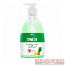 Дезинфицирующее средство на основе изопропилового спирта DESO C9 гель ананас 500 мл 125558 Grass
